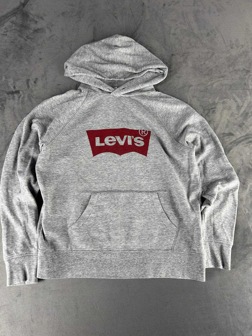 Felpa Levi’s grigia con cappuccio vintage – Donna Taglia S
