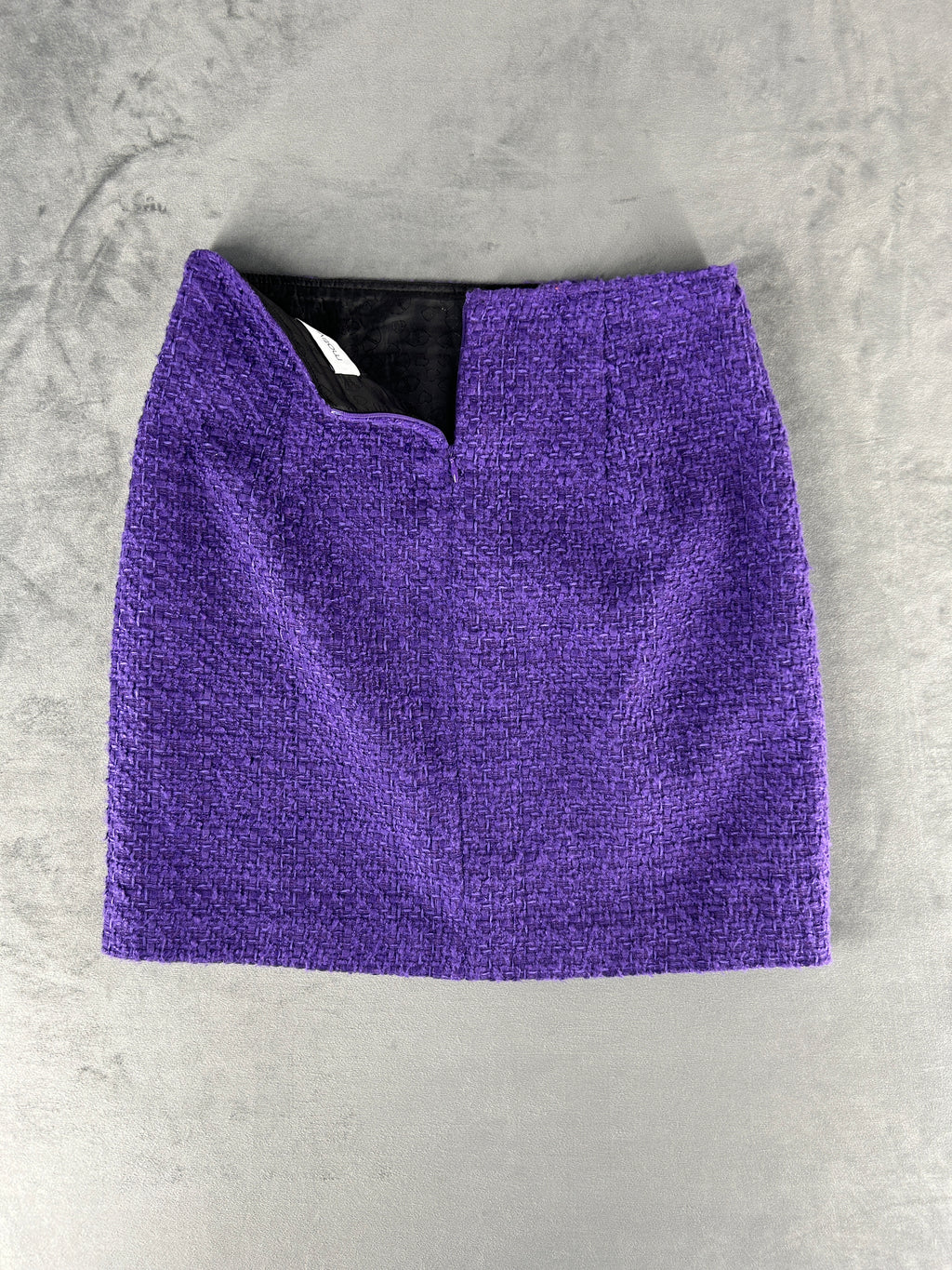 Minigonna Motivi viola vintage – Donna Taglia IT 40