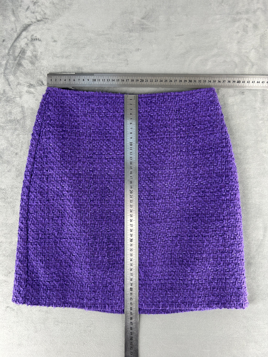 Minigonna Motivi viola vintage – Donna Taglia IT 40