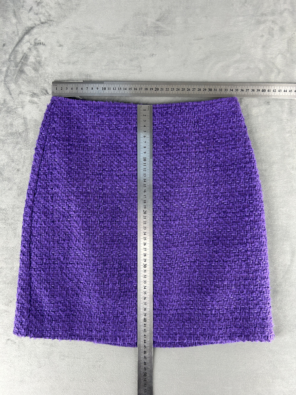 Minigonna Motivi viola vintage – Donna Taglia IT 40