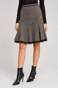 Gonna Marella marrone in tweed vintage – Donna Taglia IT 44