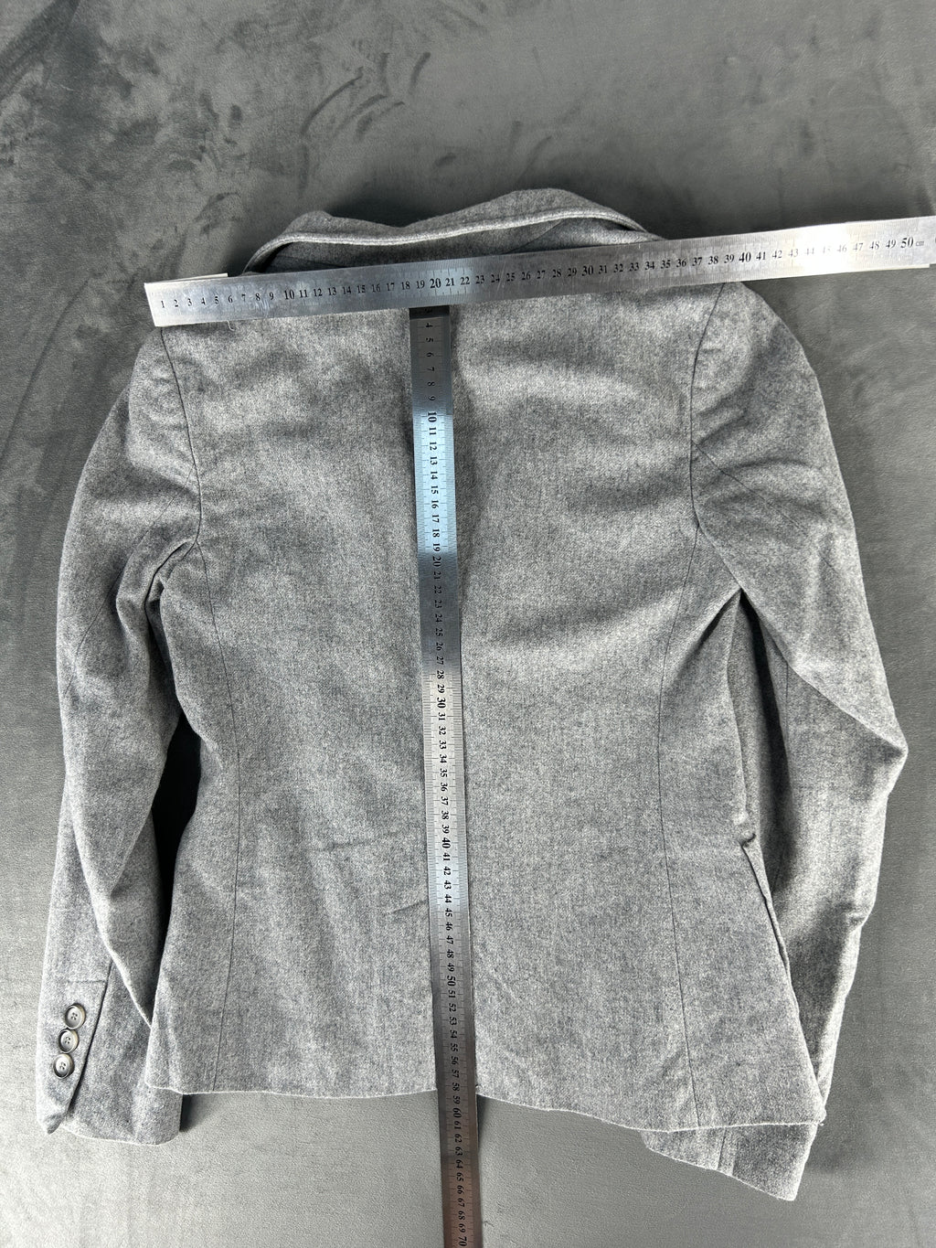 Blazer Woolrich grigio a due bottoni vintage – Donna Taglia S