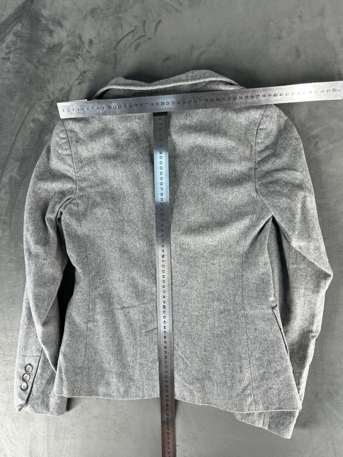 Blazer Woolrich grigio a due bottoni vintage – Donna Taglia S
