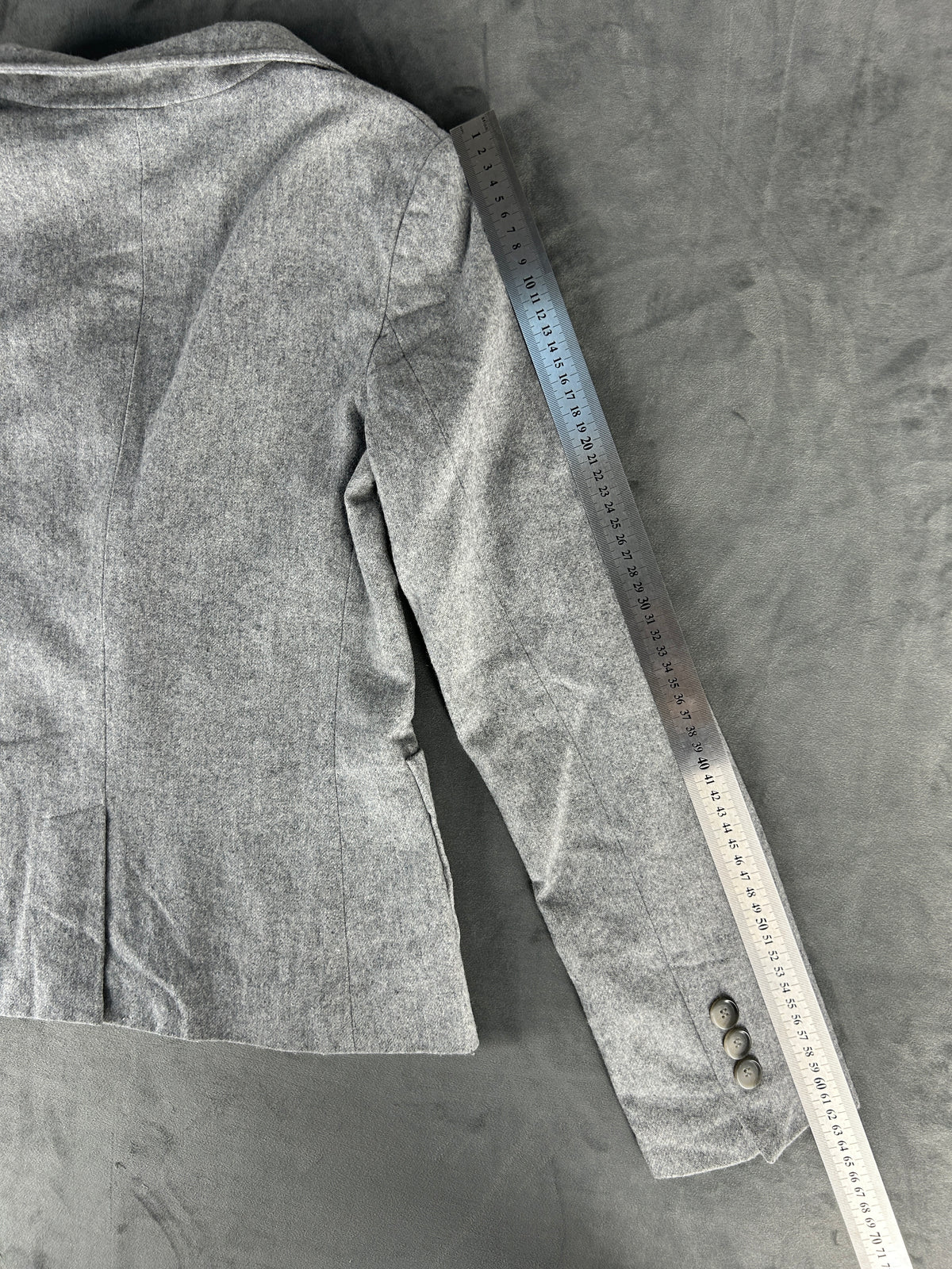 Blazer Woolrich grigio a due bottoni vintage – Donna Taglia S