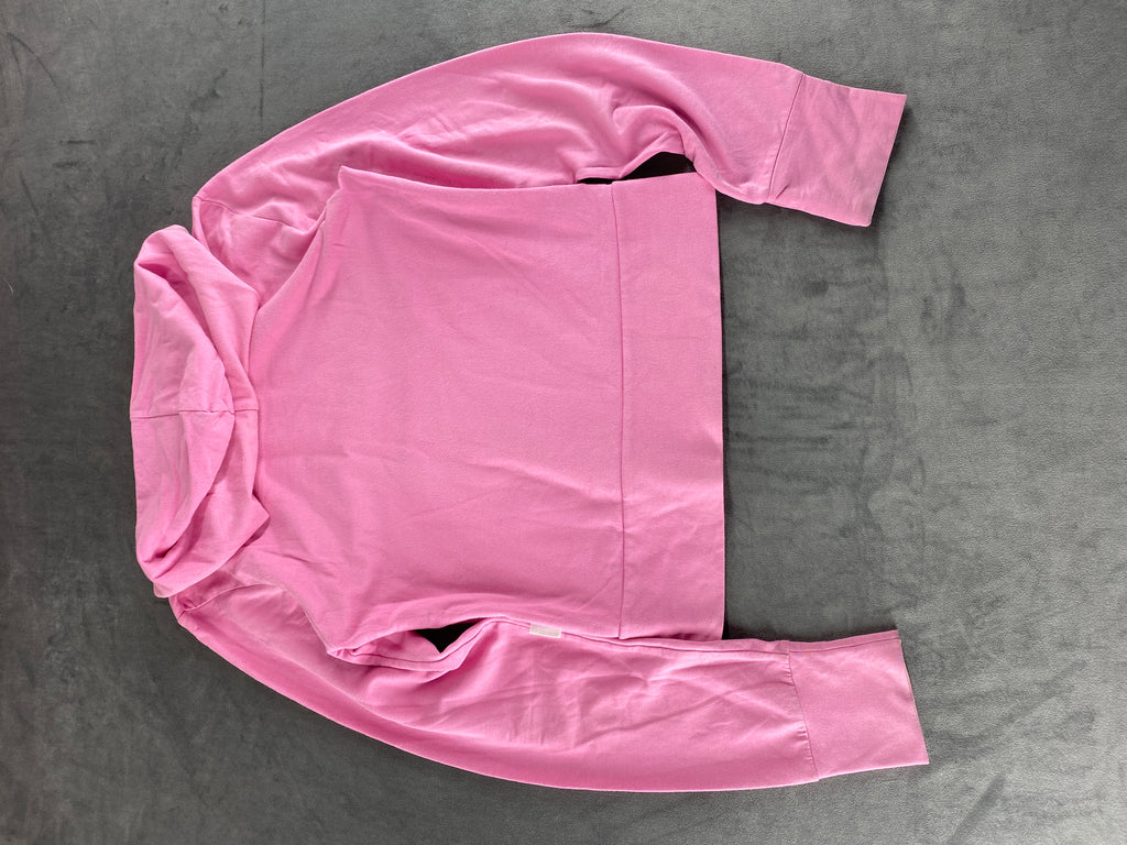 Felpa con cappuccio full zip Lee rosa vintage – Donna Taglia S