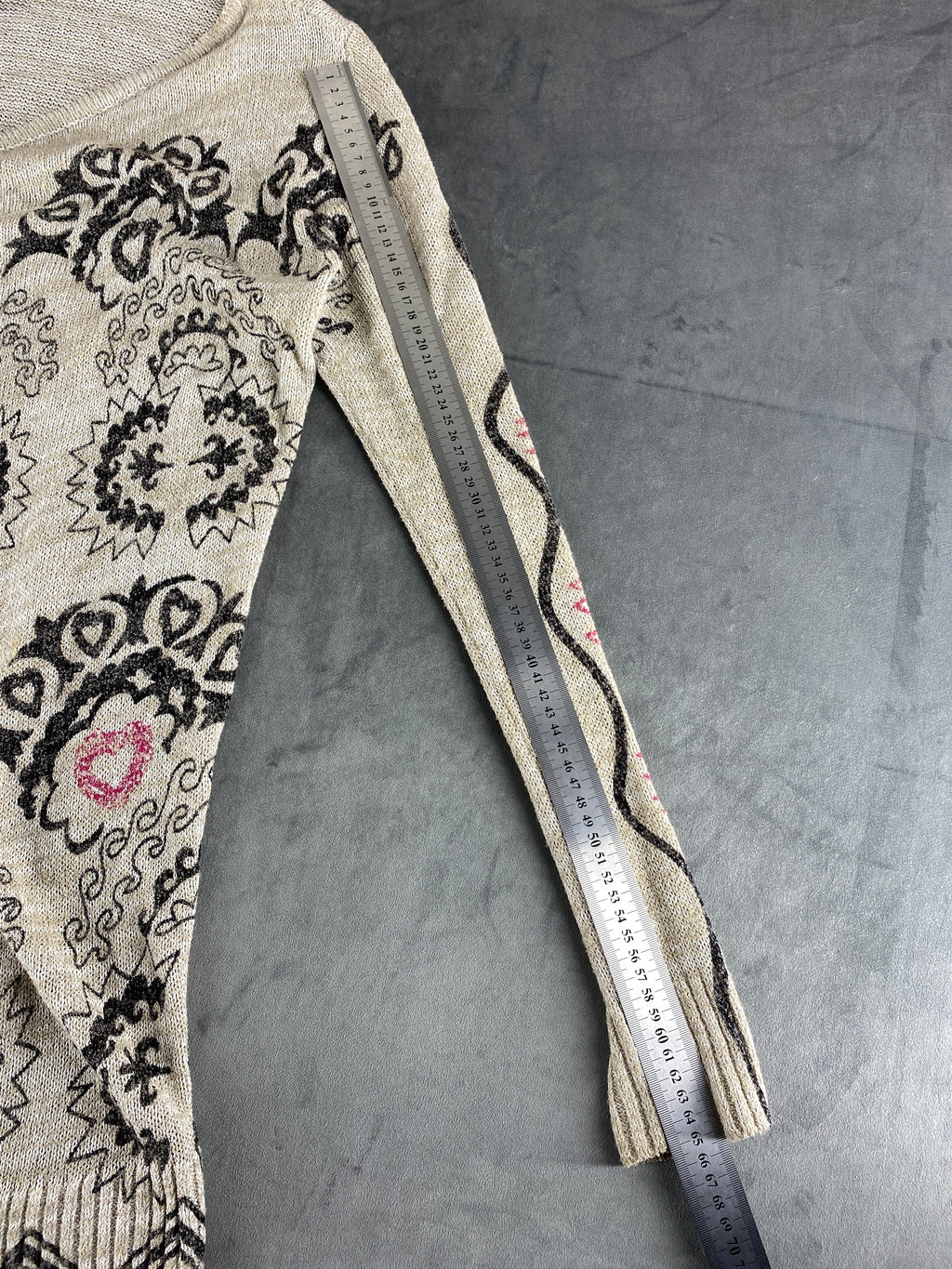 Cardigan lungo Desigual fantasia mandala vintage – Donna Taglia S