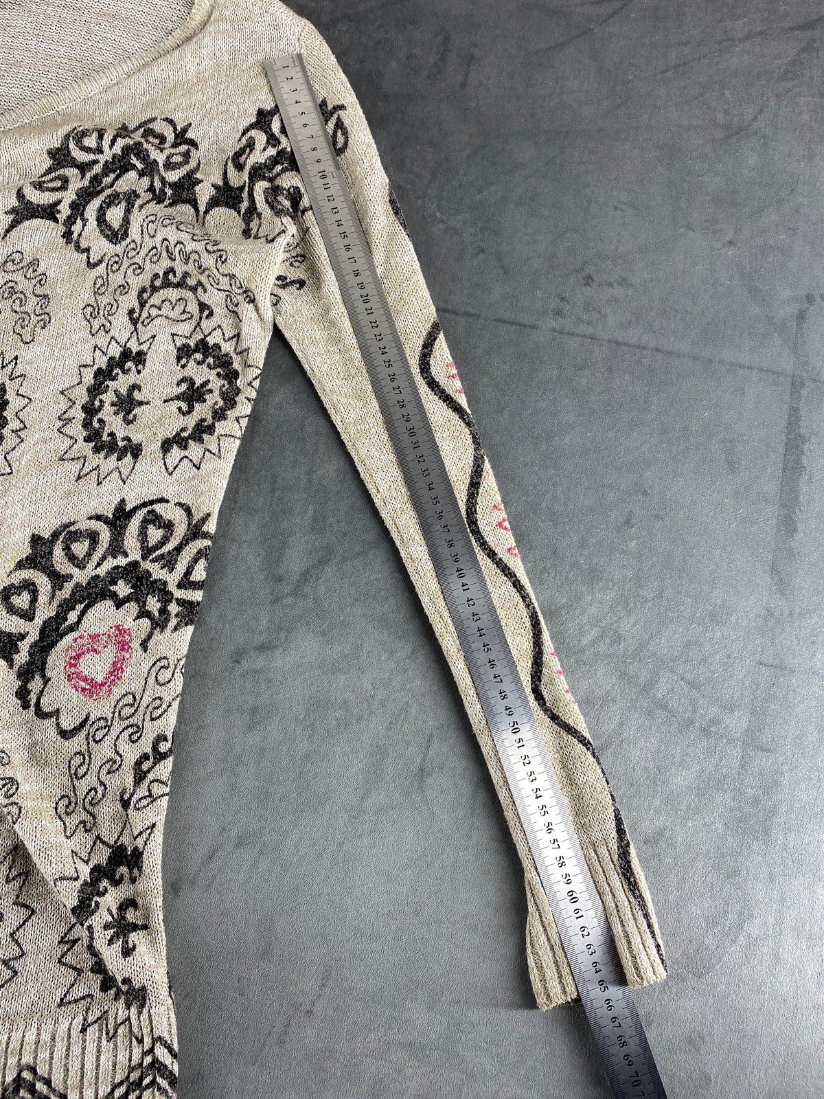 Cardigan lungo Desigual fantasia mandala vintage – Donna Taglia S