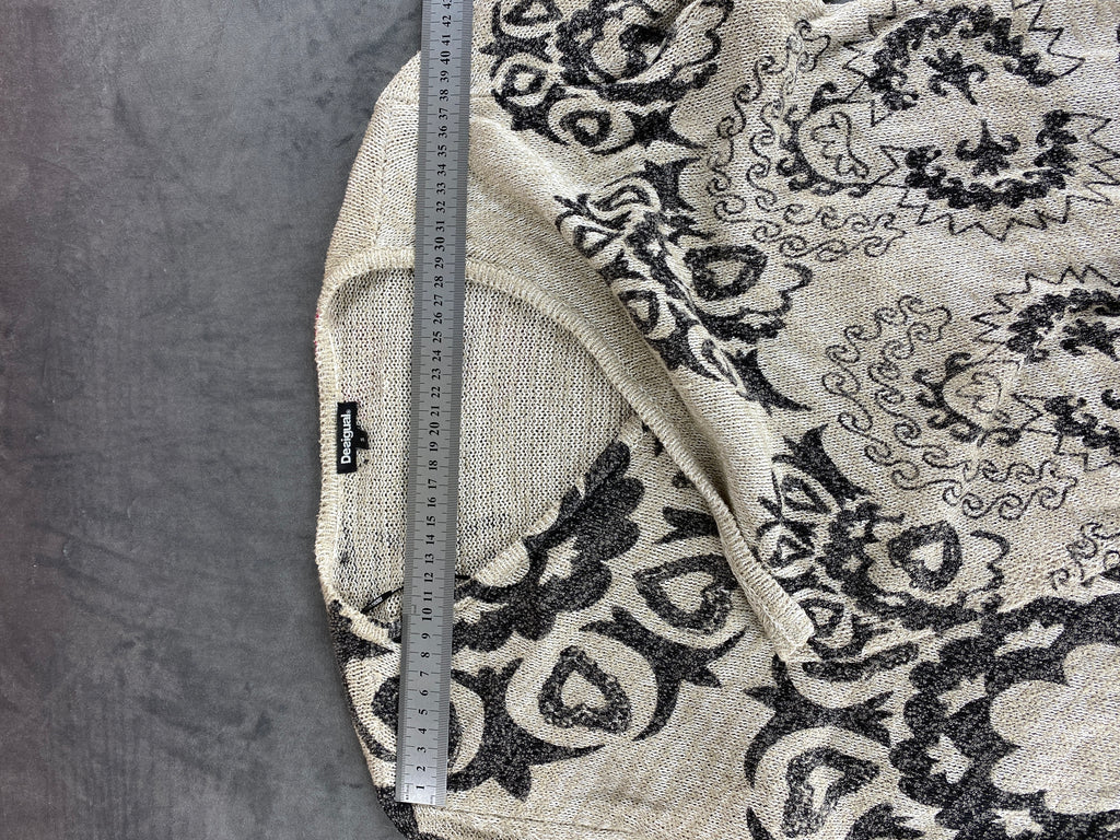 Cardigan lungo Desigual fantasia mandala vintage – Donna Taglia S