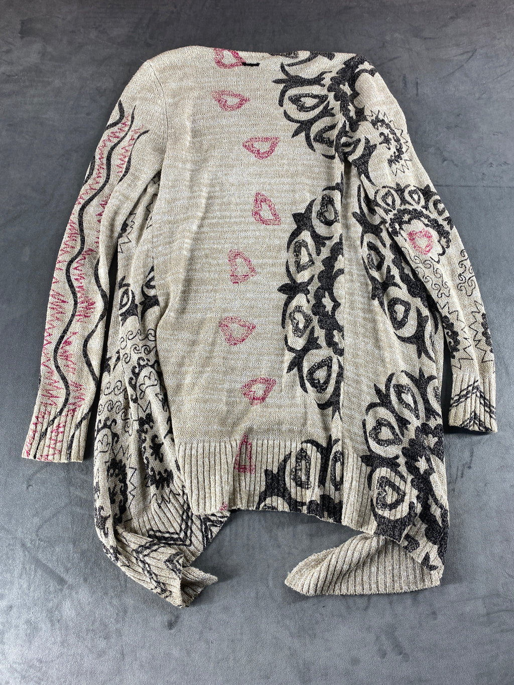 Cardigan lungo Desigual fantasia mandala vintage – Donna Taglia S
