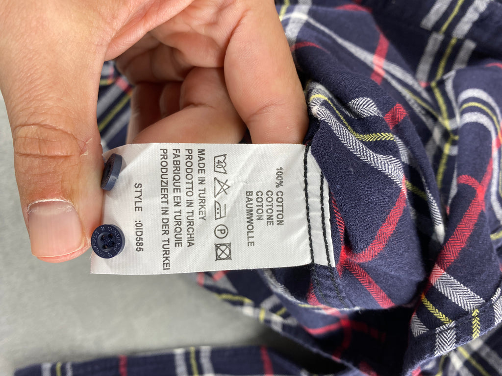 Camicia flanella Converse a quadri con cappuccio vintage – Donna Taglia L
