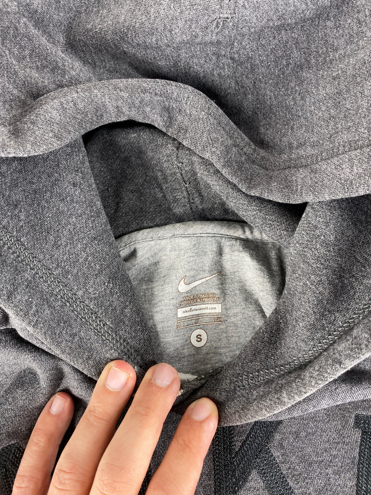 Felpa con cappuccio Nike 72 grigia vintage – Uomo Taglia M