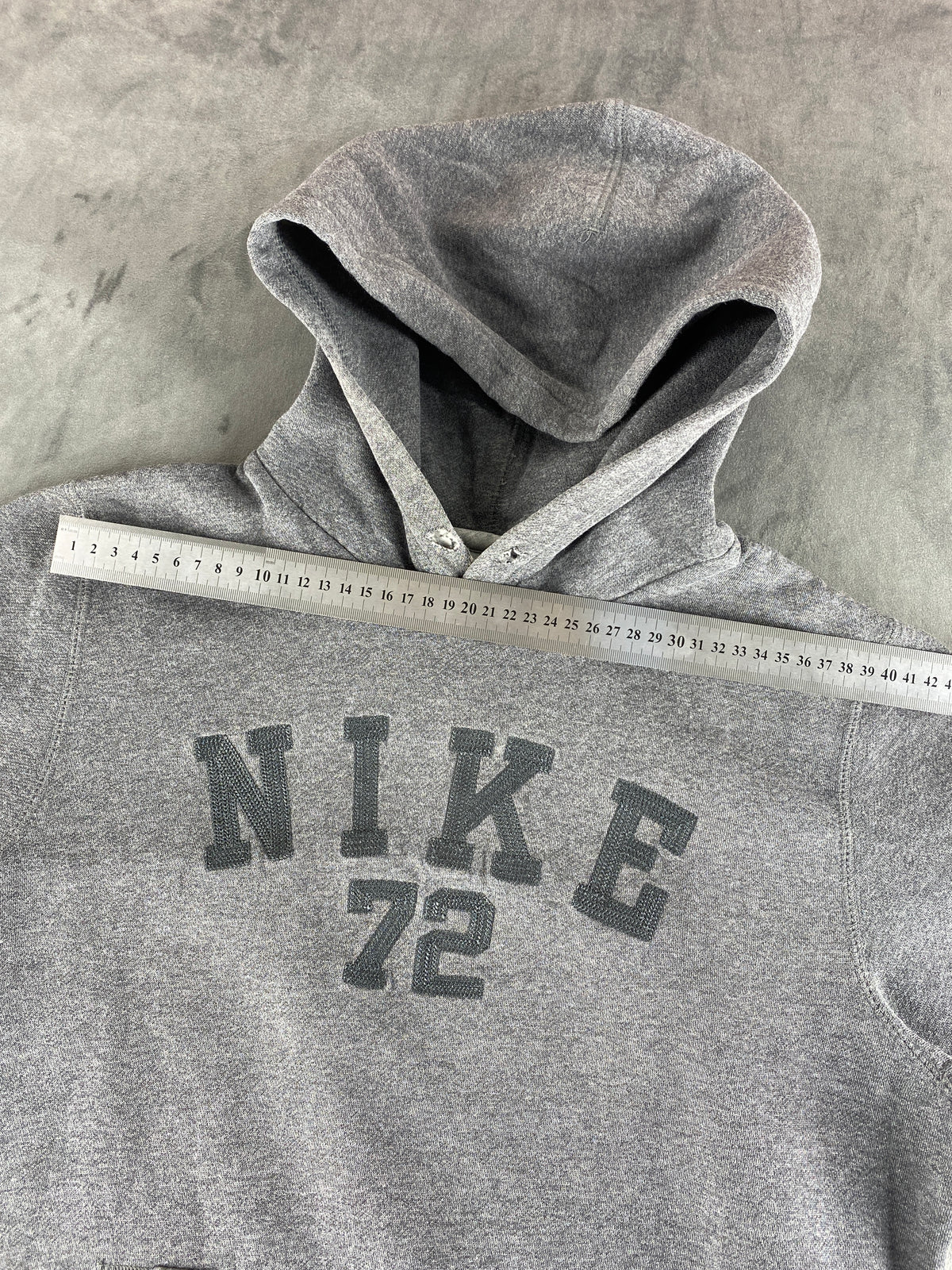 Felpa con cappuccio Nike 72 grigia vintage – Uomo Taglia M