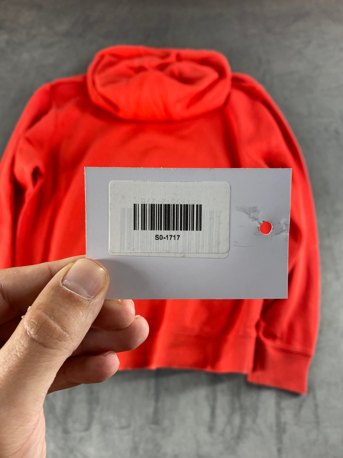 Felpa con cappuccio Nike rossa vintage – Uomo Taglia M
