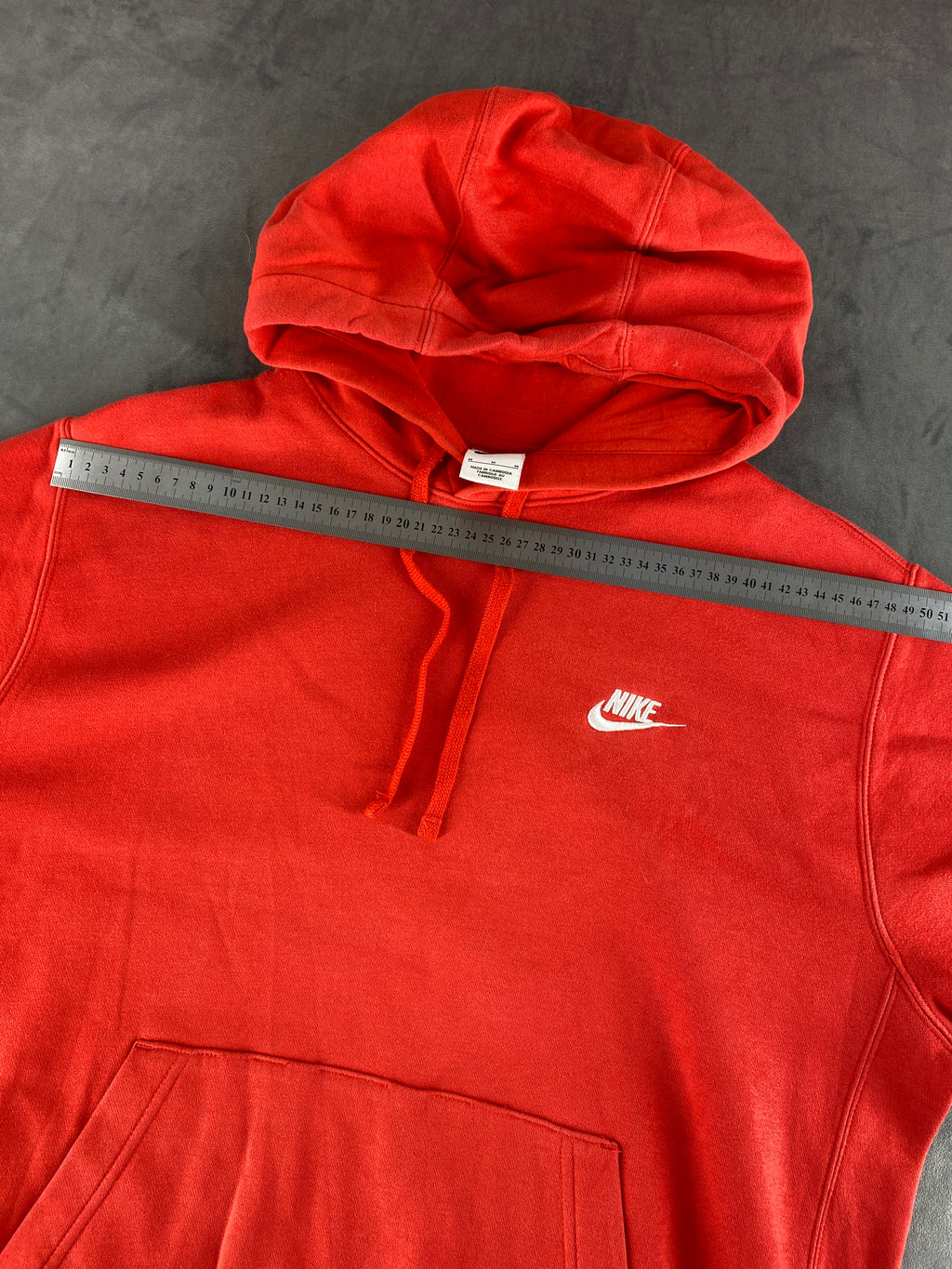 Felpa con cappuccio Nike rossa vintage – Uomo Taglia M