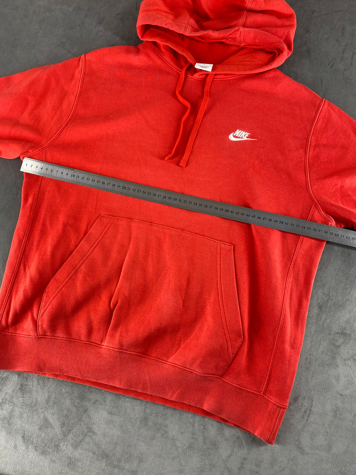 Felpa con cappuccio Nike rossa vintage – Uomo Taglia M