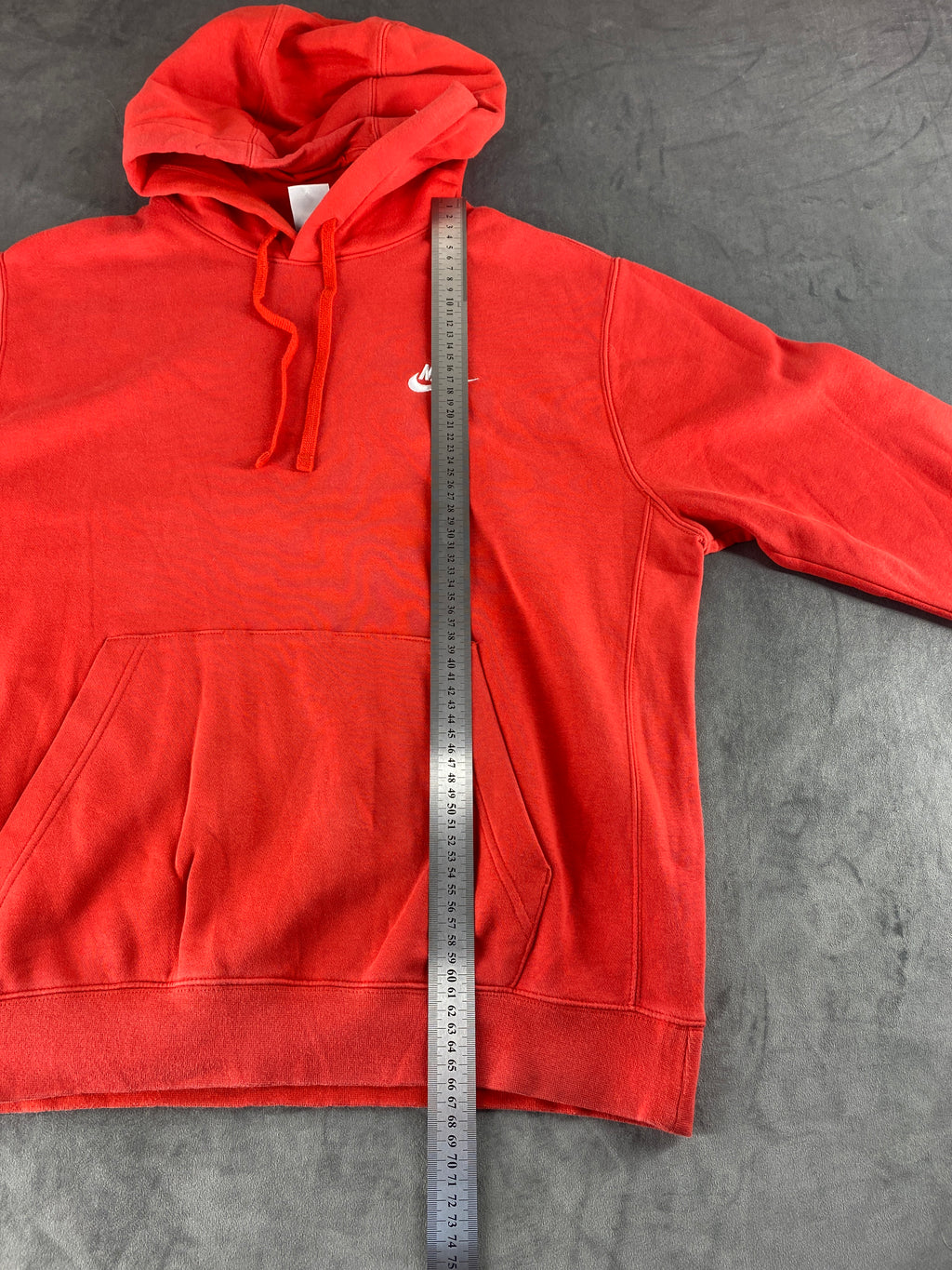 Felpa con cappuccio Nike rossa vintage – Uomo Taglia M
