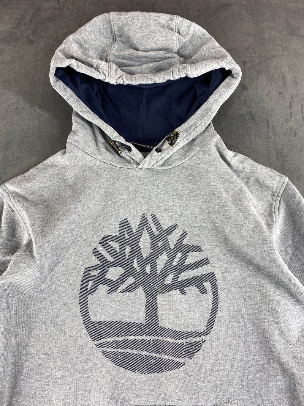 Felpa con cappuccio Timberland grigia vintage – Uomo Taglia M