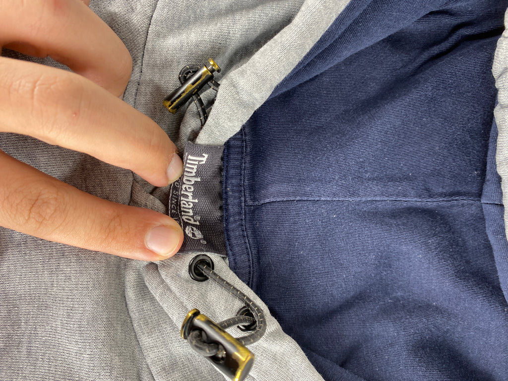 Felpa con cappuccio Timberland grigia vintage – Uomo Taglia M