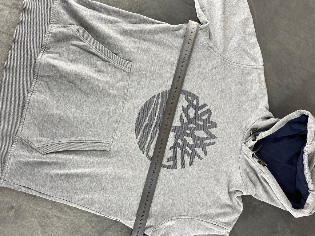 Felpa con cappuccio Timberland grigia vintage – Uomo Taglia M