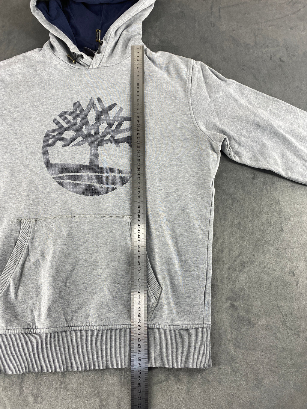 Felpa con cappuccio Timberland grigia vintage – Uomo Taglia M