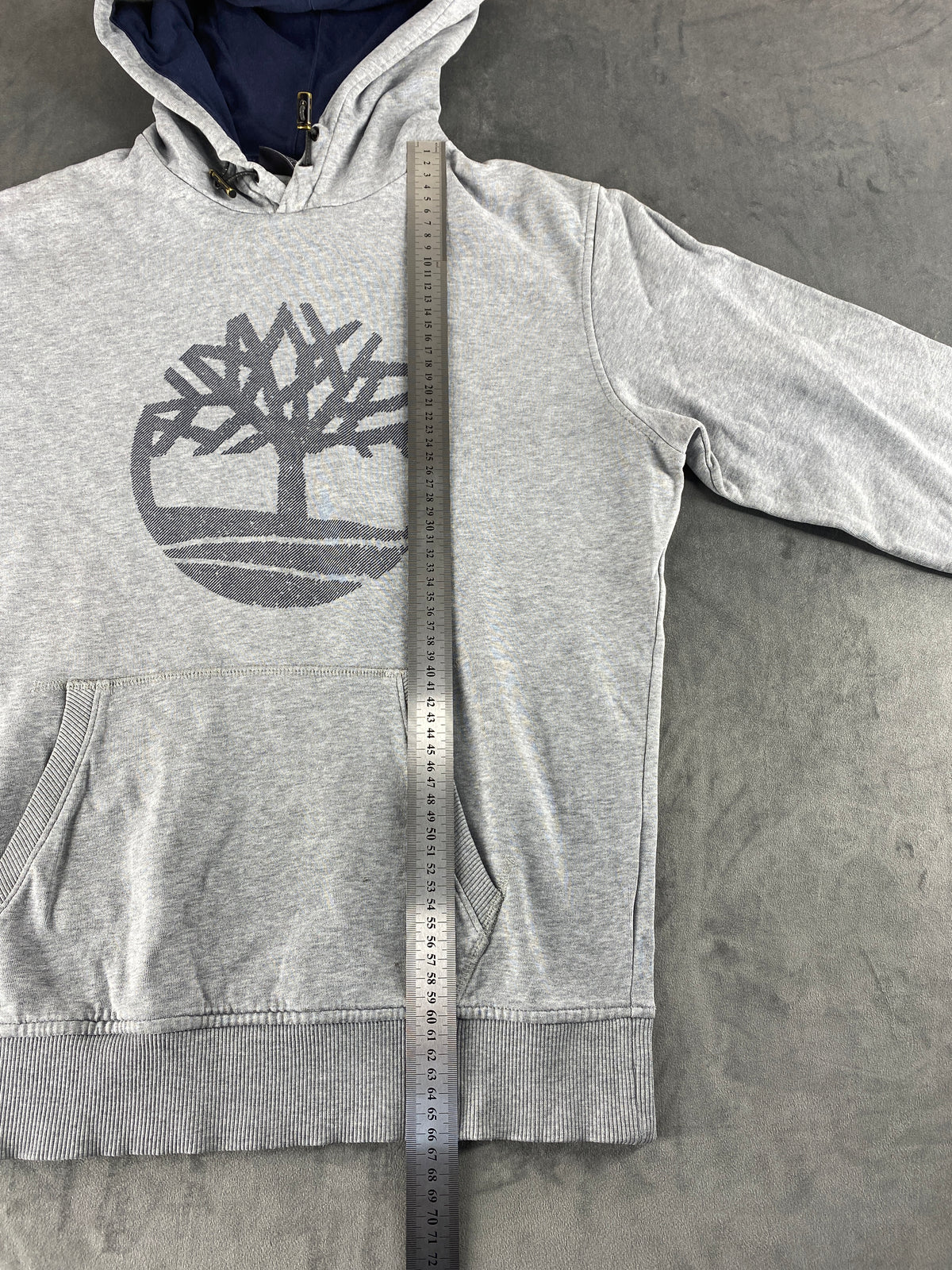 Felpa con cappuccio Timberland grigia vintage – Uomo Taglia M