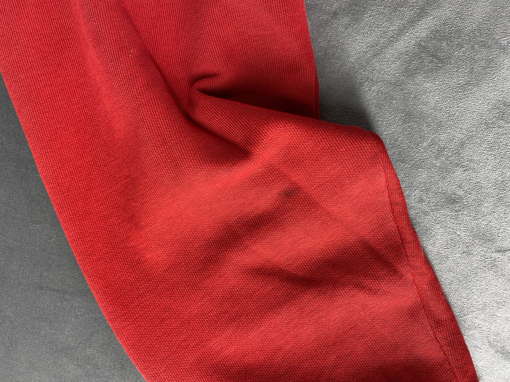 Felpa mezza zip Champion rossa vintage – Uomo Taglia L