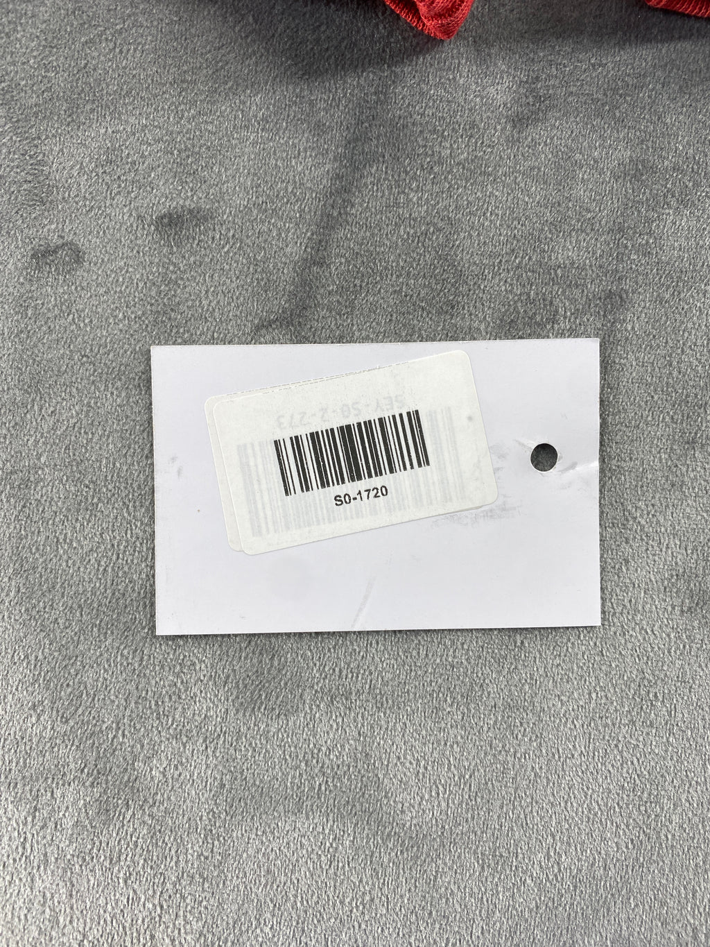 Felpa mezza zip Champion rossa vintage – Uomo Taglia L