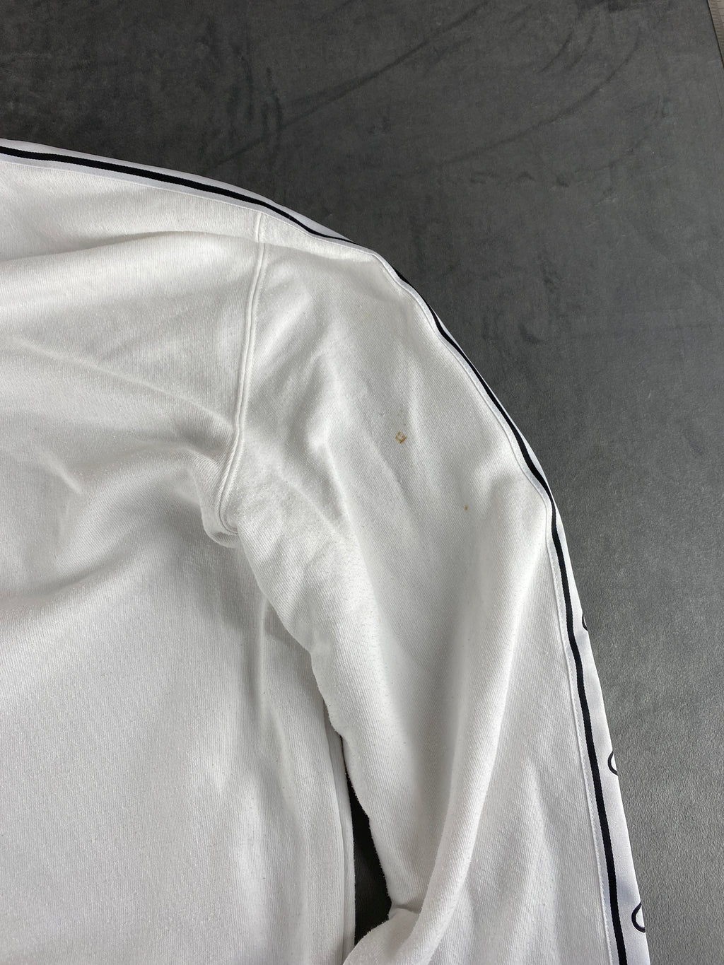 Felpa girocollo Champion bianca vintage – Donna Taglia L