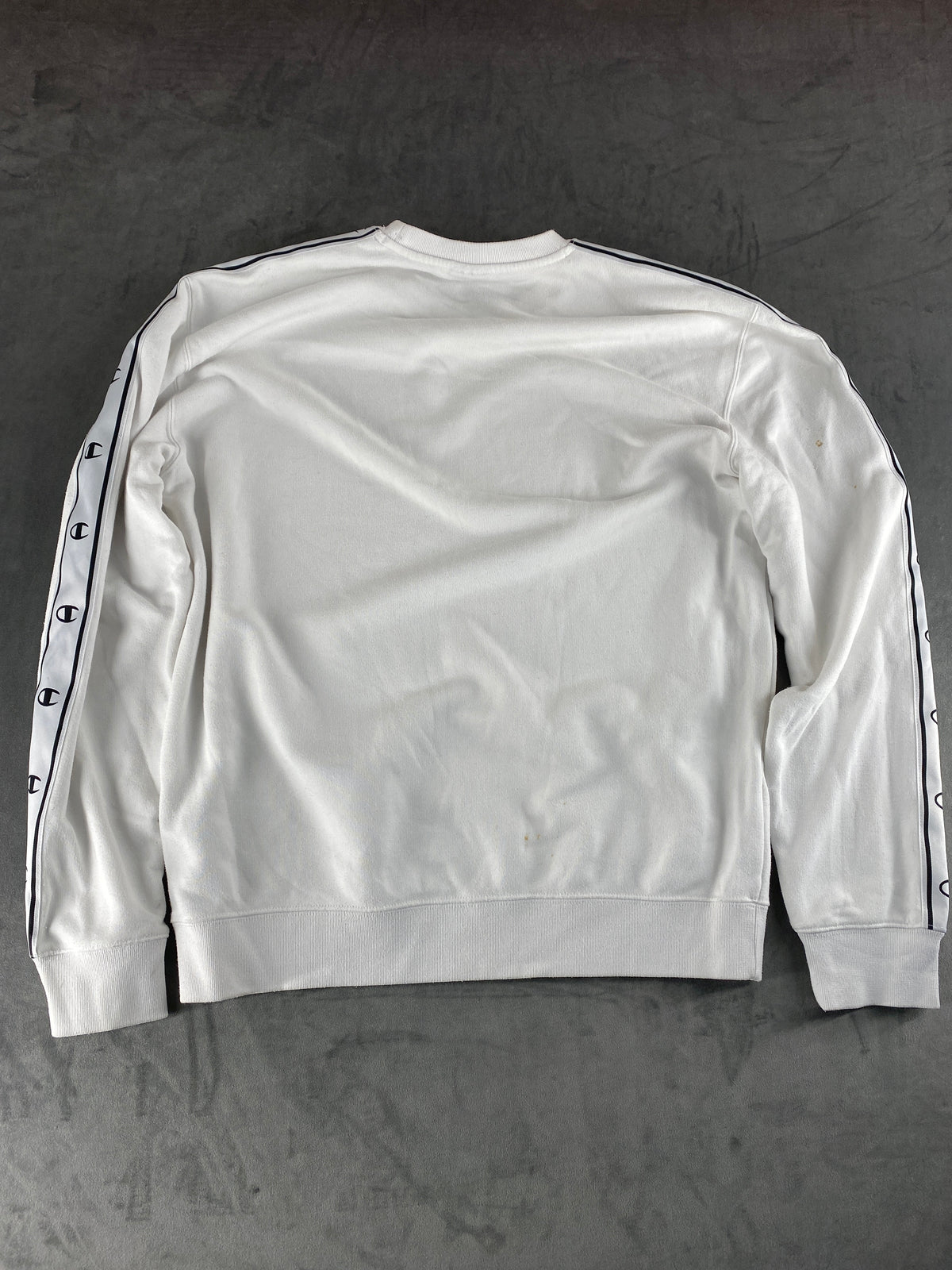 Felpa girocollo Champion bianca vintage – Donna Taglia L