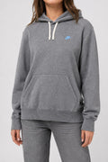 Felpa con cappuccio Nike grigia slavata vintage – Donna Taglia M