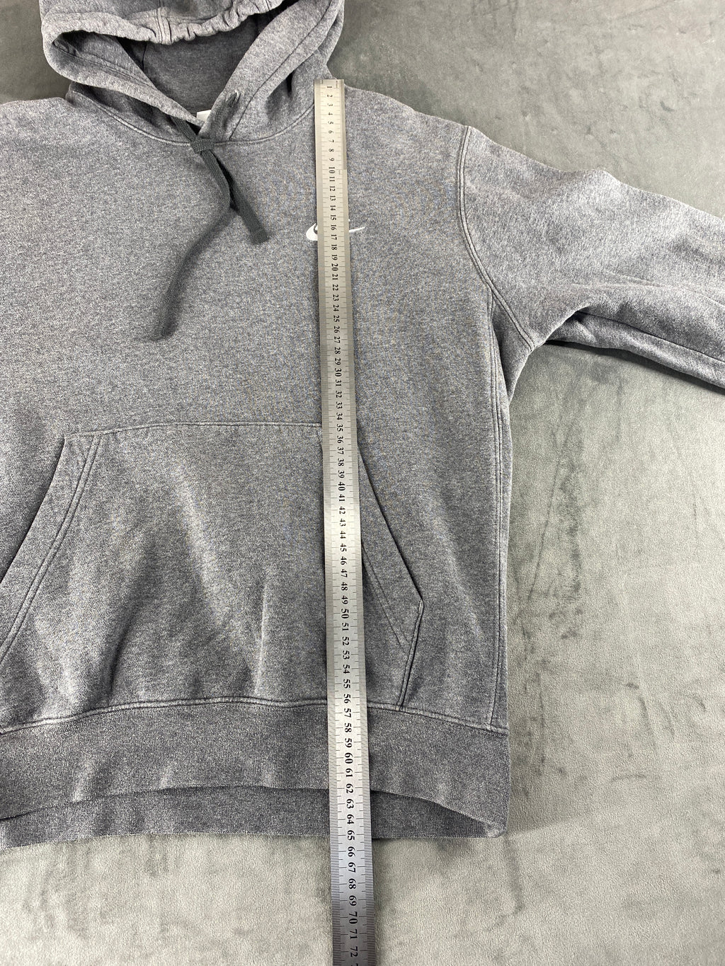 Felpa con cappuccio Nike Club grigia vintage – Uomo Taglia L