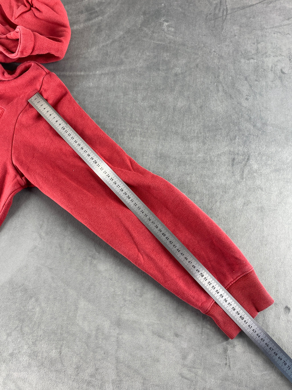 Felpa con cappuccio Napapijri rossa vintage – Donna Taglia L