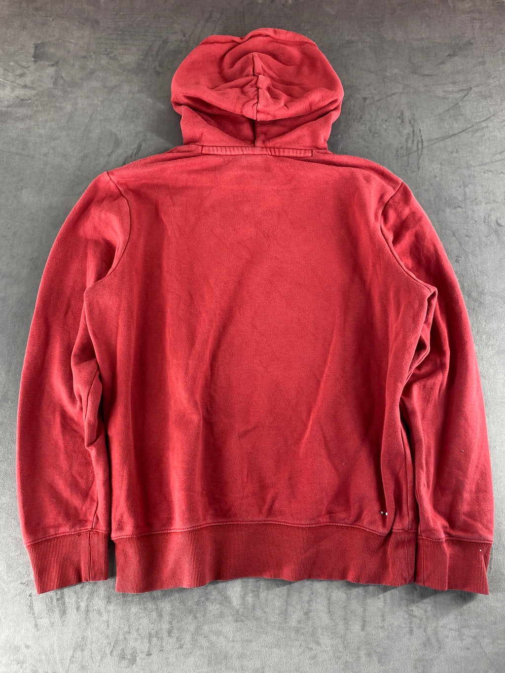 Felpa con cappuccio Napapijri rossa vintage – Donna Taglia L