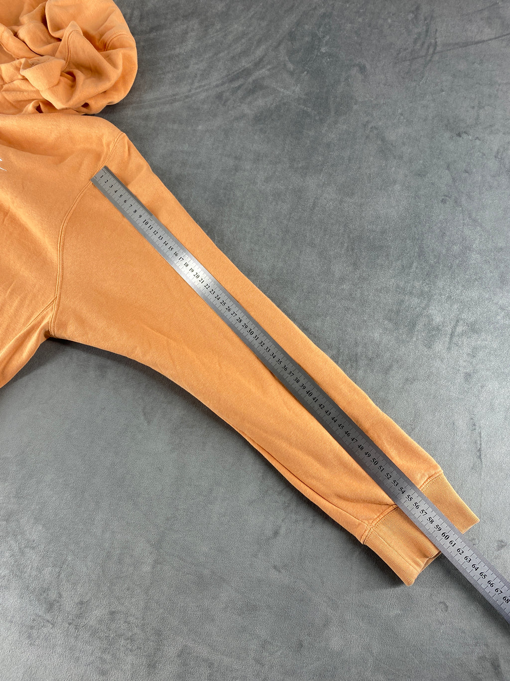 Felpa con cappuccio Nike beige slavata vintage – Uomo Taglia M