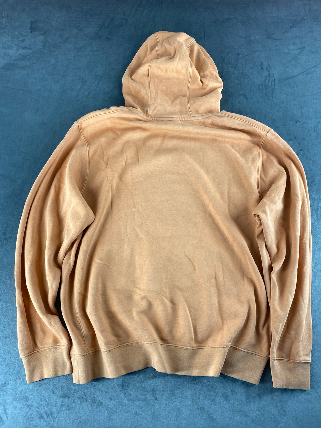 Felpa con cappuccio Nike beige slavata vintage – Uomo Taglia M