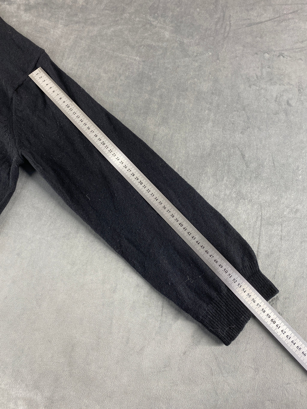Maglione girocollo Trussardi nero in lana vintage – Donna Taglia L