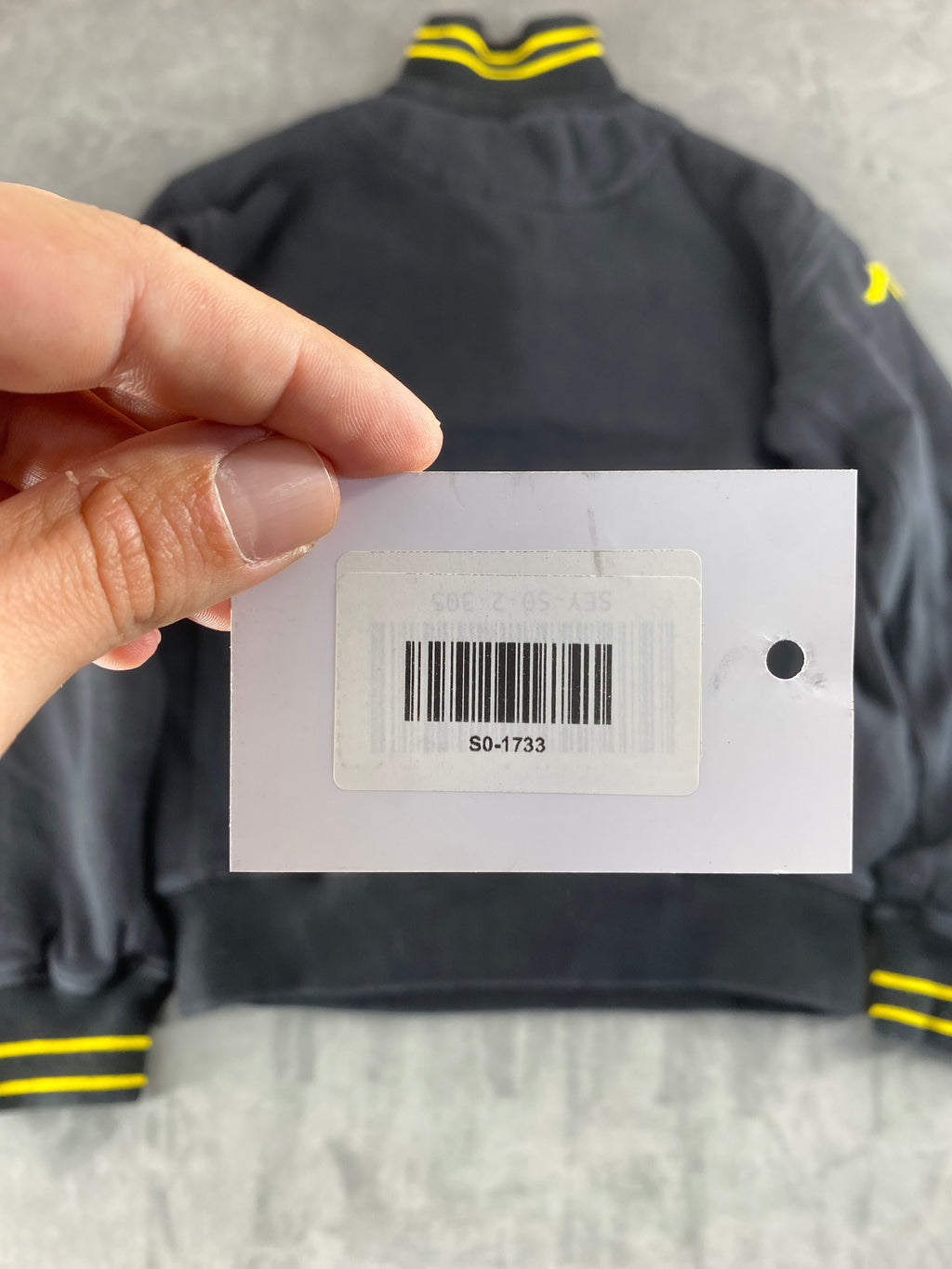 Felpa mezza zip Kappa HC Lugano nera vintage – Uomo Taglia M