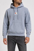 Felpa con cappuccio Champion Reverse Weave azzurra vintage – Uomo Taglia S