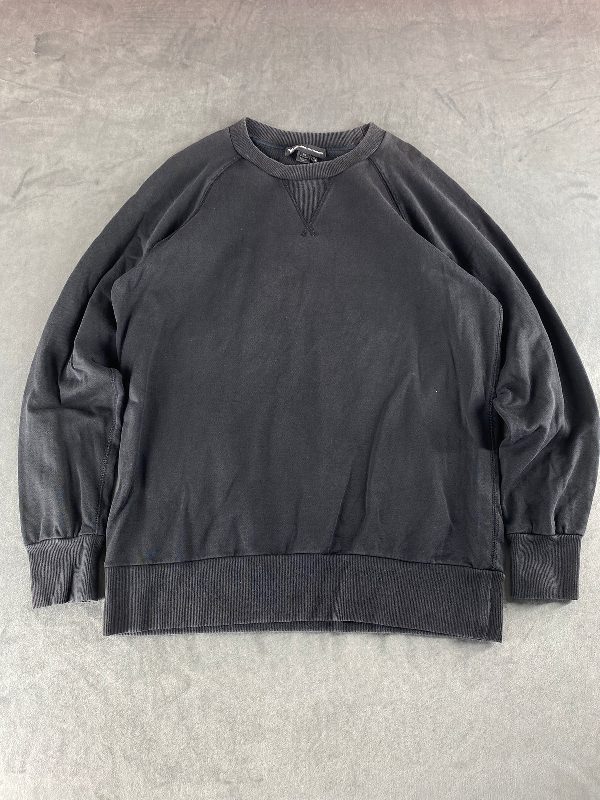 Felpa girocollo Y-3 Yohji Yamamoto nera vintage – Uomo Taglia L