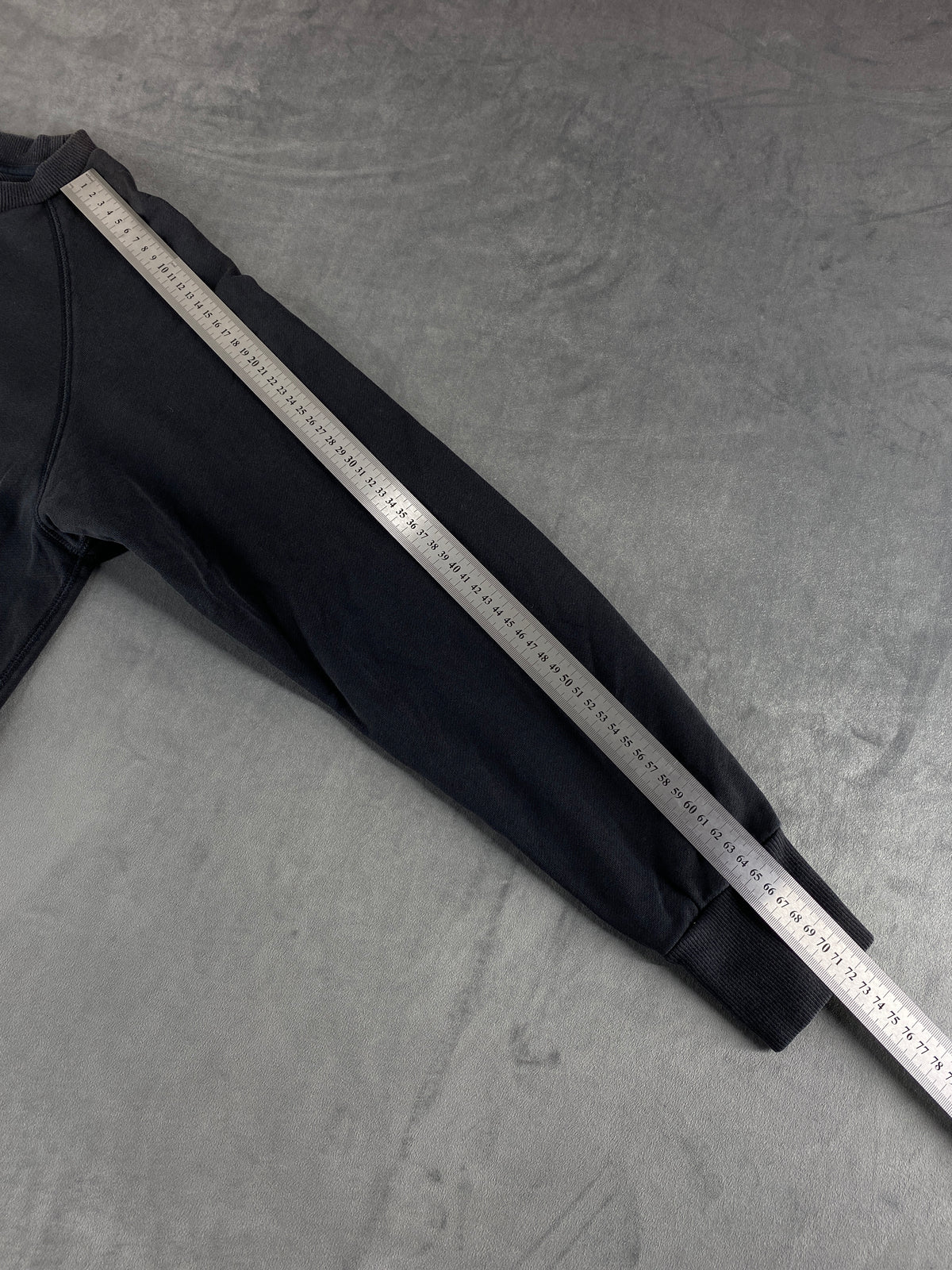 Felpa girocollo Y-3 Yohji Yamamoto nera vintage – Uomo Taglia L