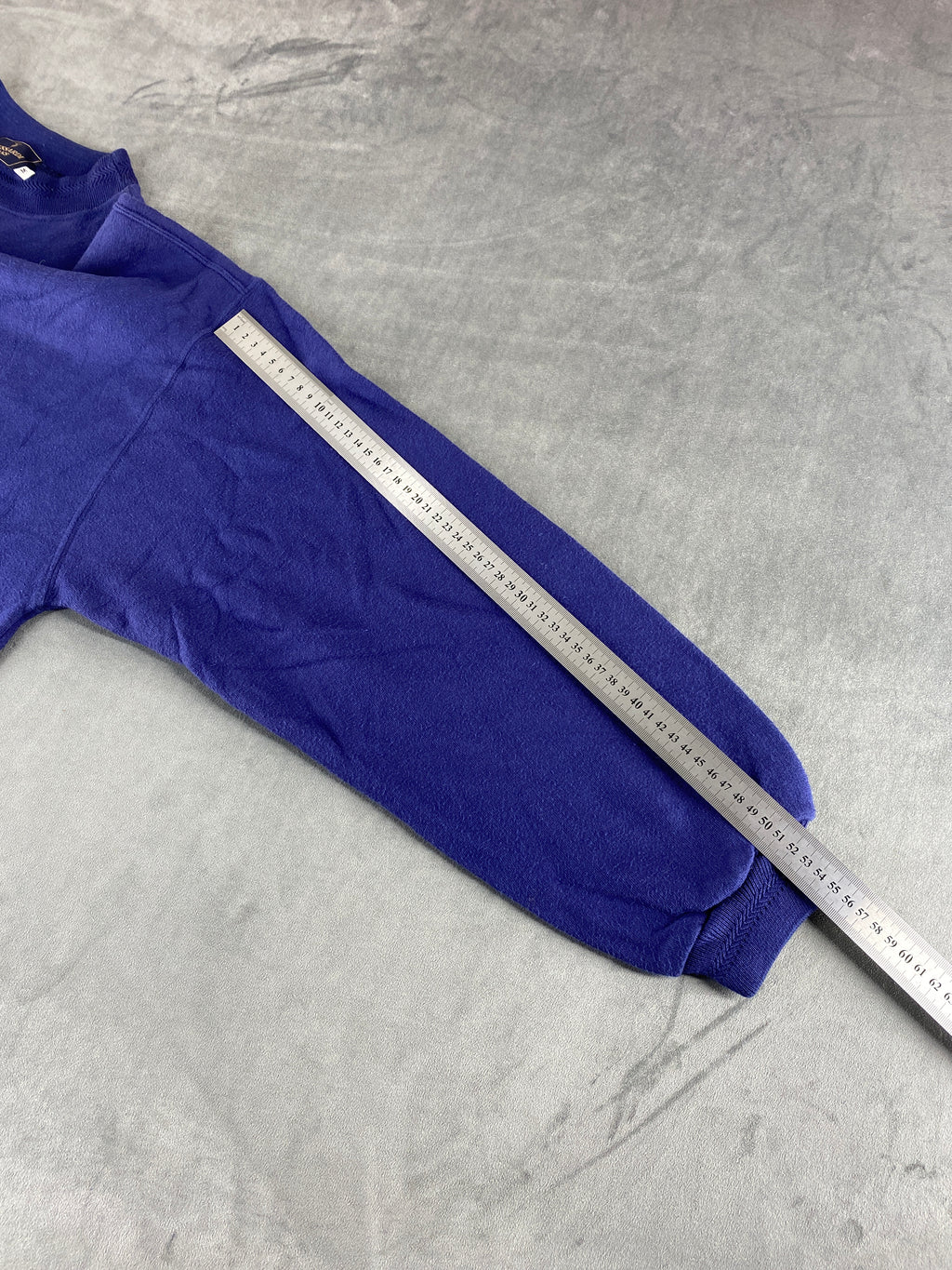 Felpa girocollo Trussardi Jeans blu vintage – Uomo Taglia M