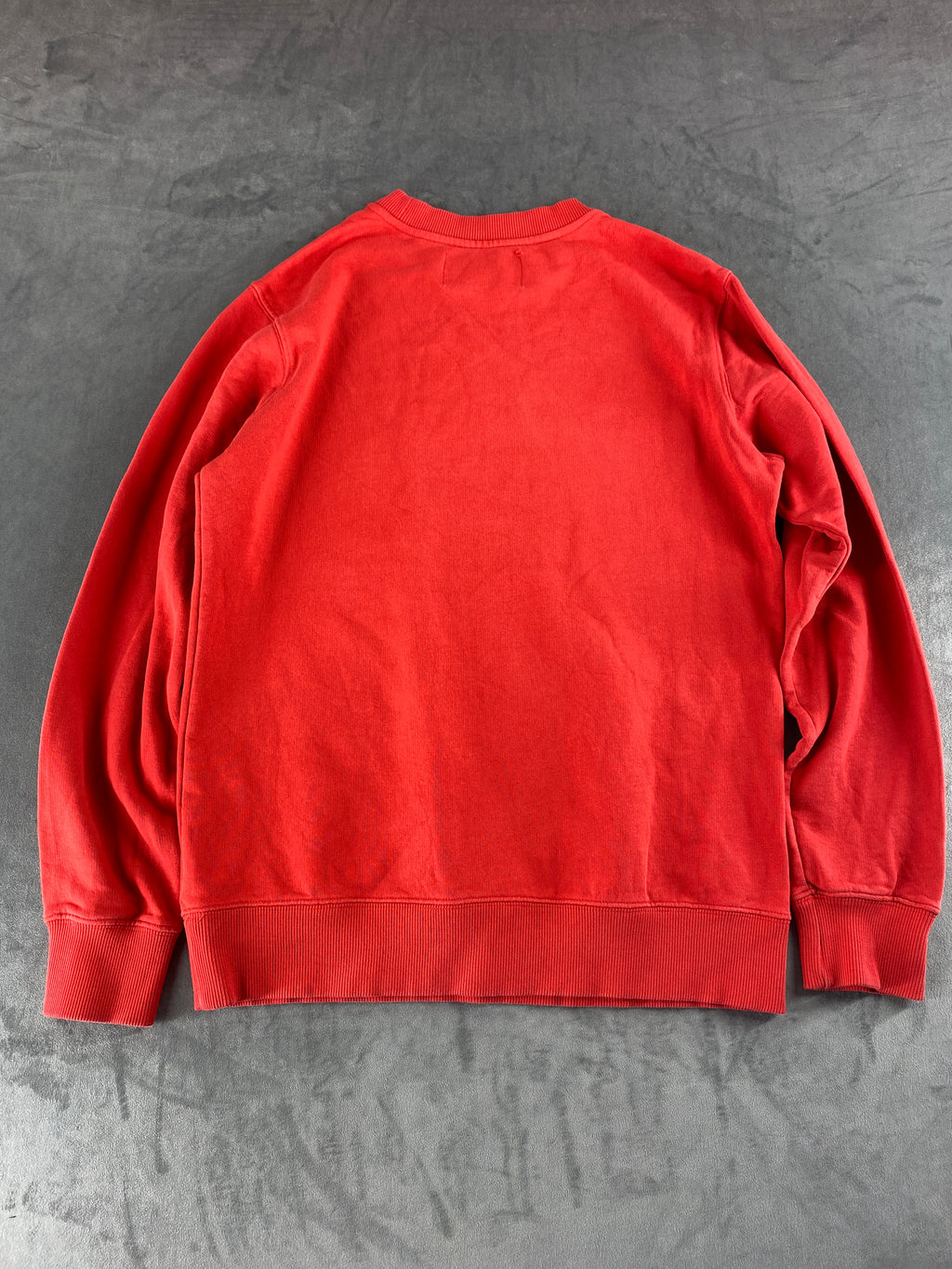 Felpa girocollo Calvin Klein Jeans rossa vintage – Donna Taglia M
