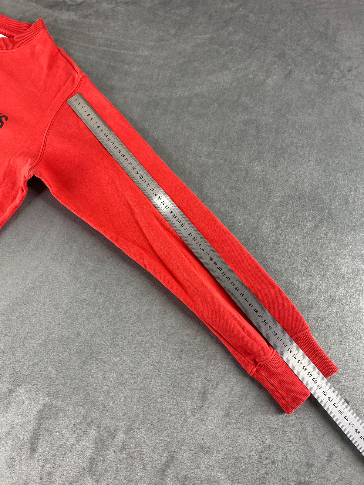 Felpa girocollo Calvin Klein Jeans rossa vintage – Donna Taglia M