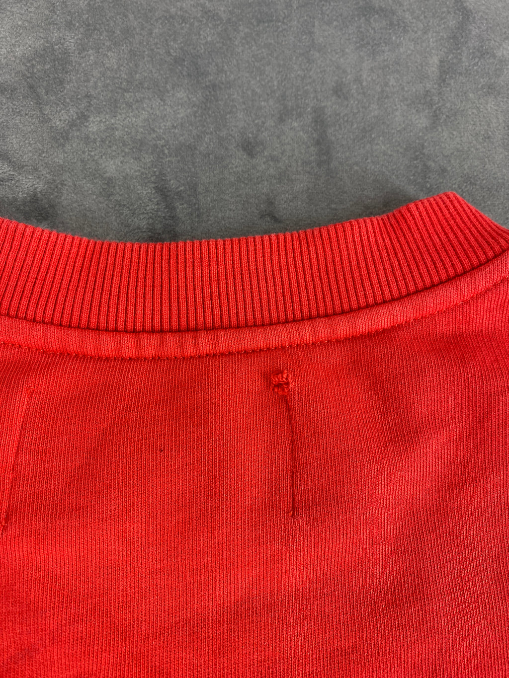 Felpa girocollo Calvin Klein Jeans rossa vintage – Donna Taglia M