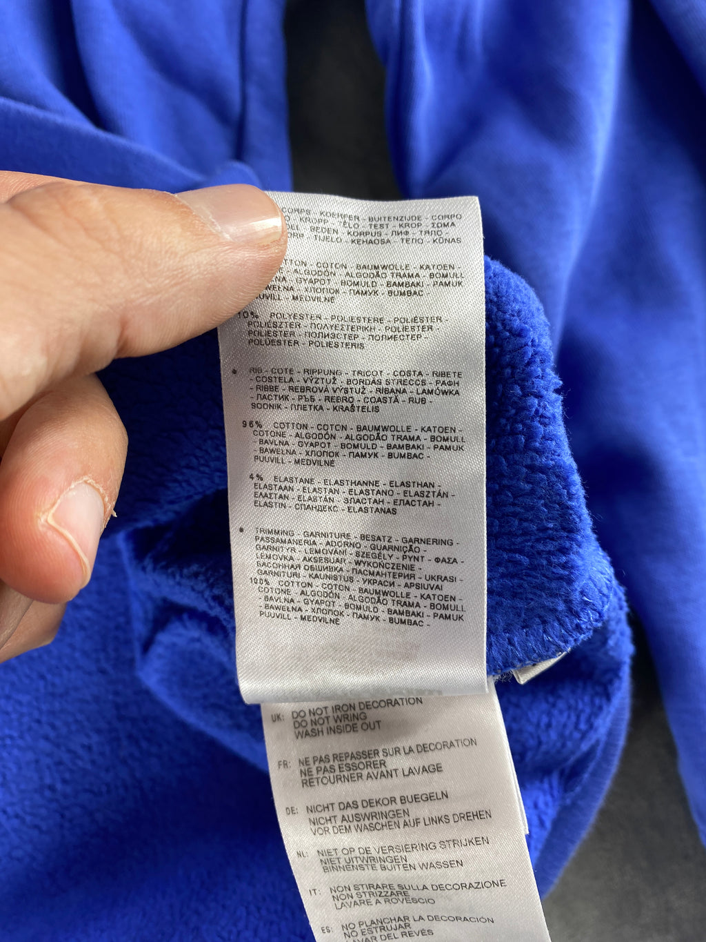 Felpa girocollo Napapijri blu royal vintage – Donna Taglia L