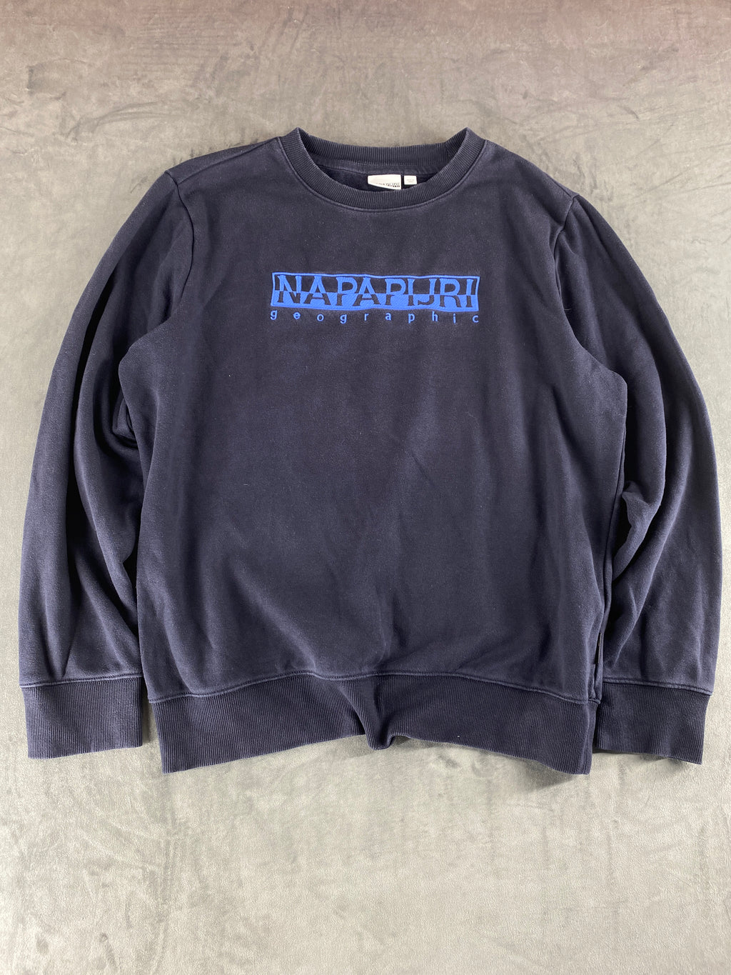 Felpa girocollo Napapijri blu navy vintage – Donna Taglia L