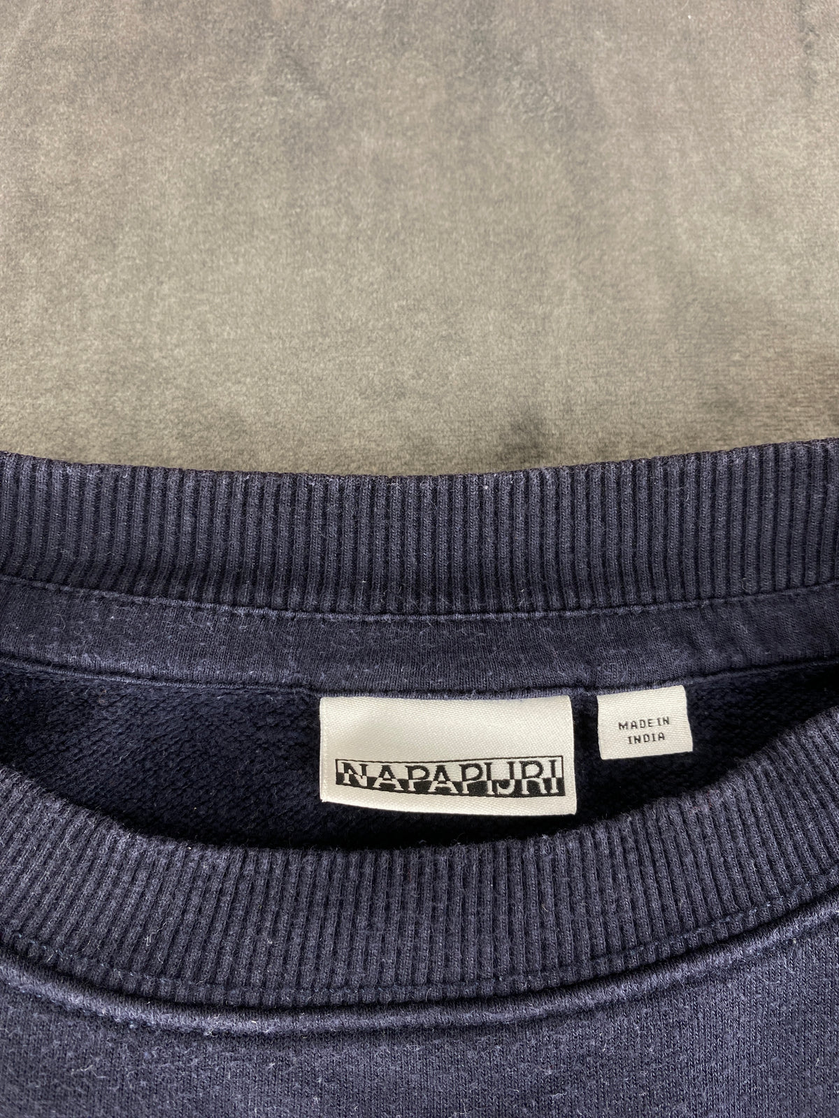 Felpa girocollo Napapijri blu navy vintage – Donna Taglia L