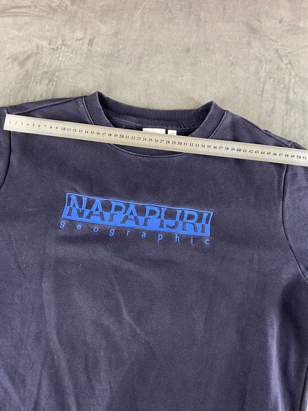 Felpa girocollo Napapijri blu navy vintage – Donna Taglia L