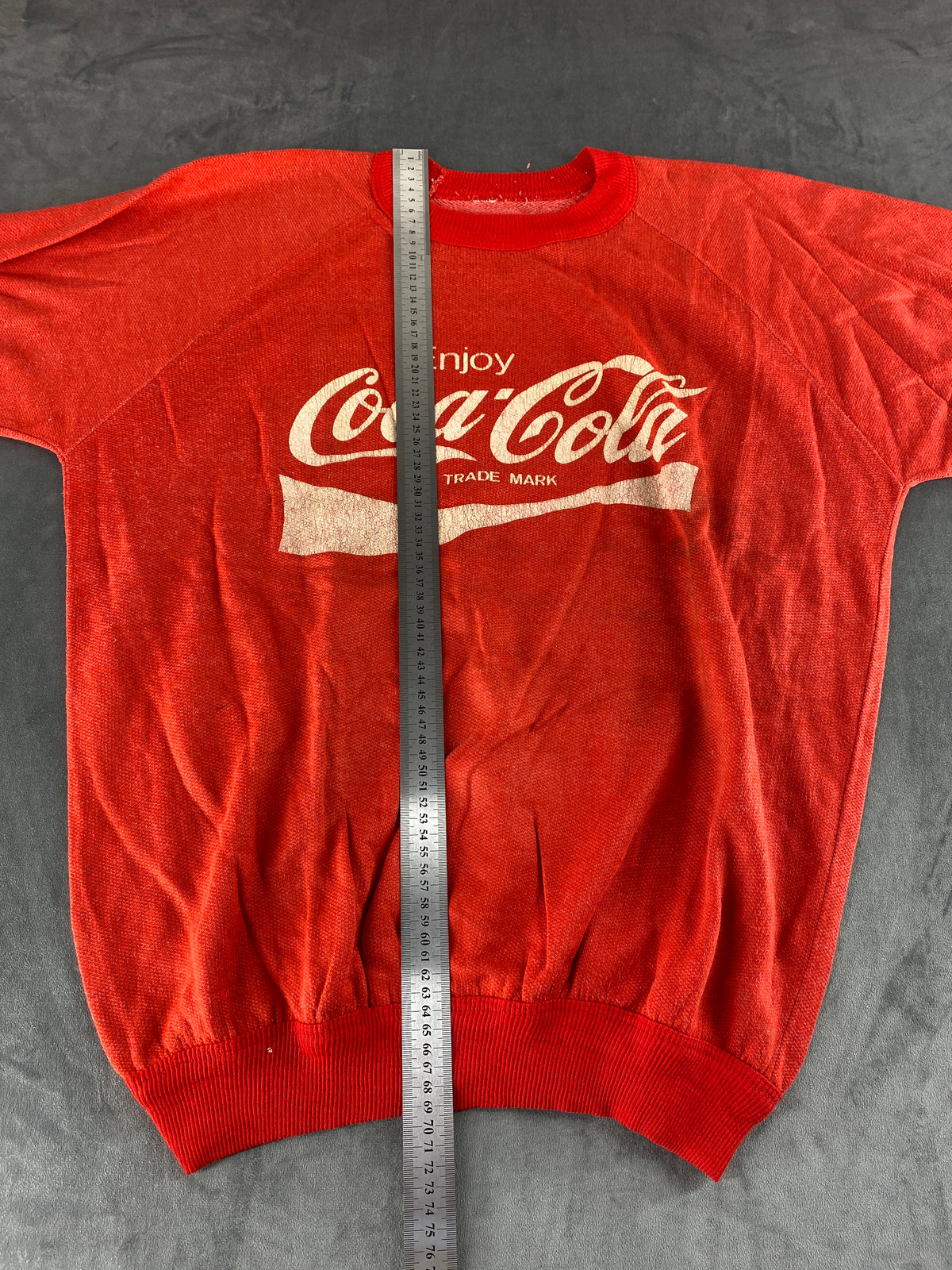 Felpa girocollo Coca-Cola rossa vintage – Uomo Taglia L