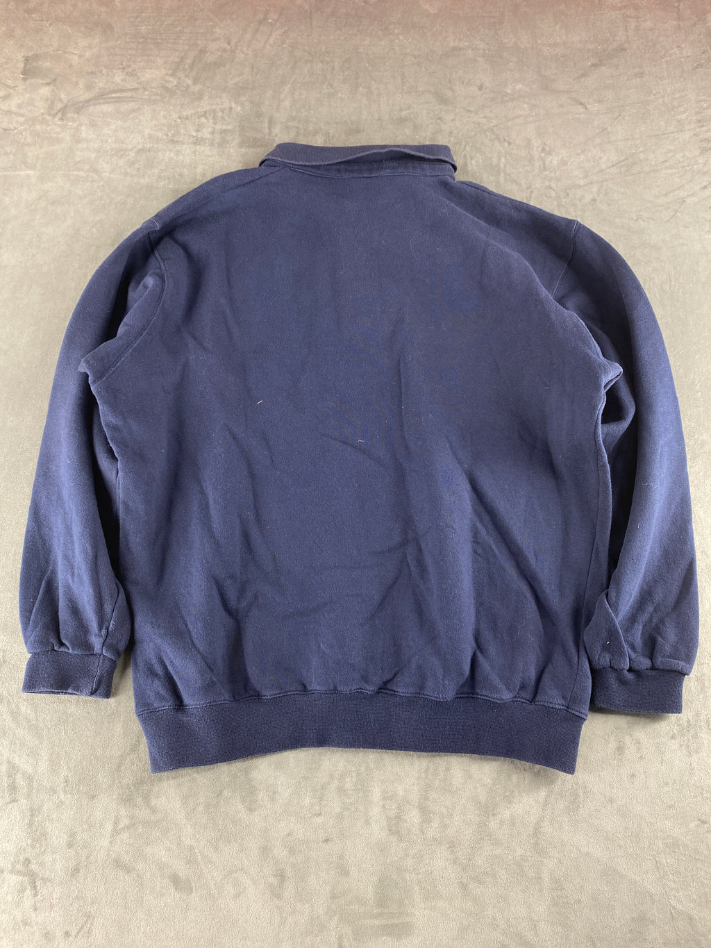 Felpa colletto polo Champion blu navy vintage – Uomo Taglia L